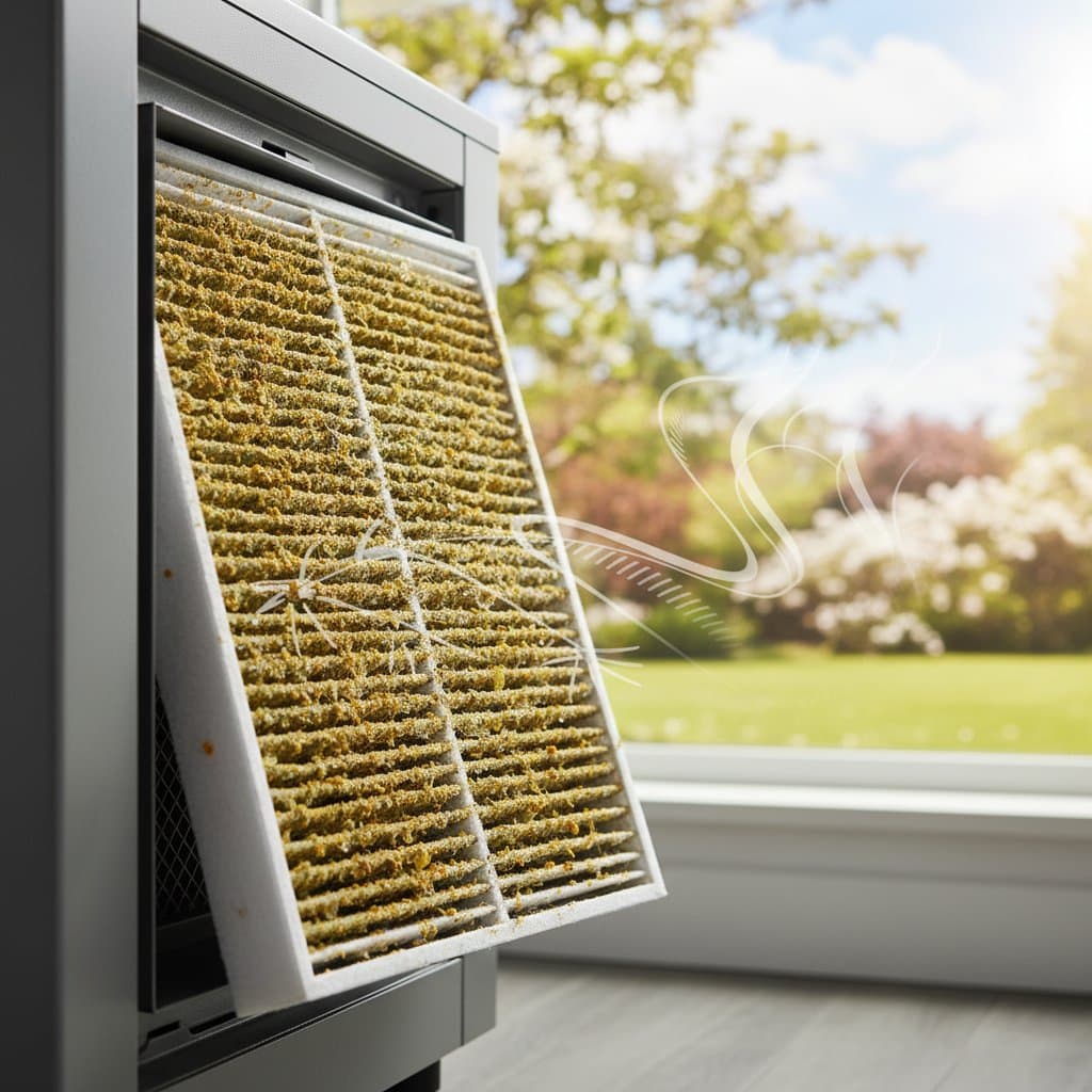 Featured image for Why MERV 13 Filters Clog Faster in Spring Season
