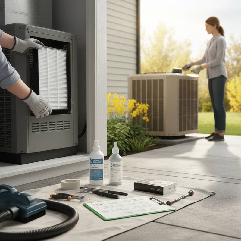 Featured image for 8 DIY Spring Steps to Bulletproof Your AC from Breakdowns
