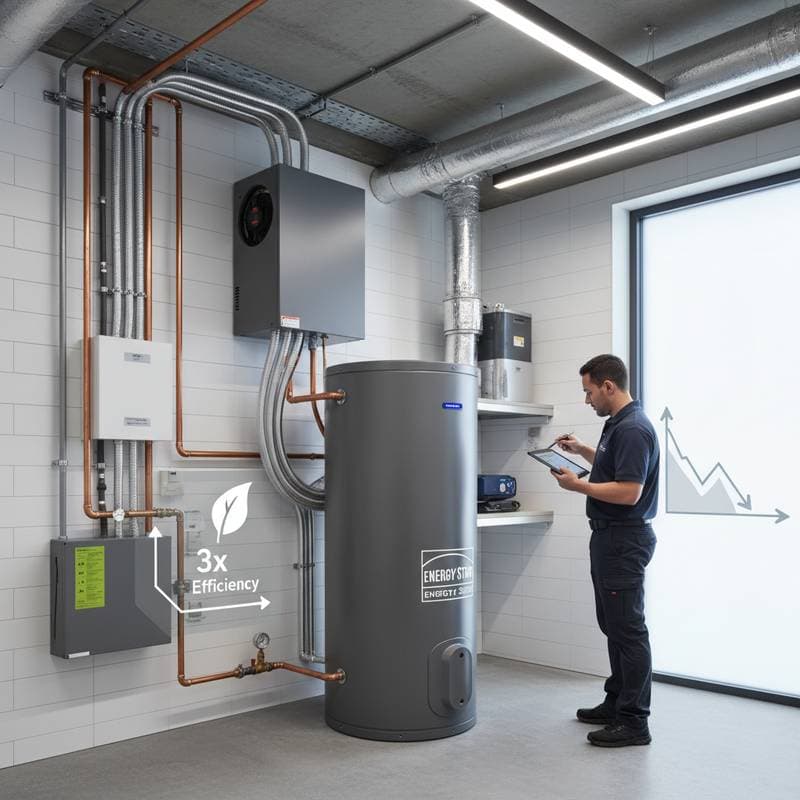 Featured image for Heat Pumps Now Triple Water Heating Efficiency
