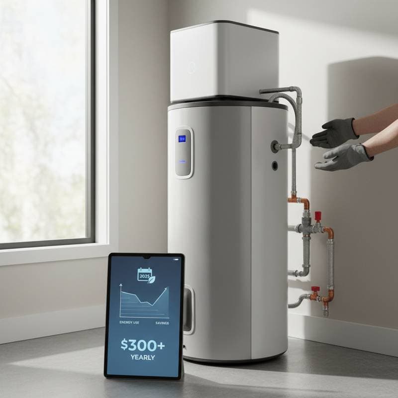 Featured image for Heat Pump Water Heaters Cut Bills by $300+ Yearly