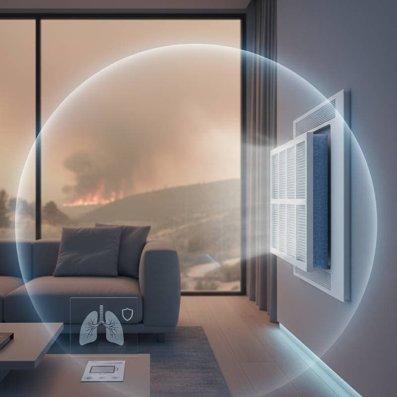 Featured image for MERV 13 Filters Block Wildfire Smoke for Under $200/Year