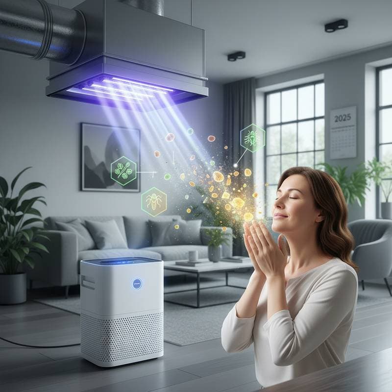 Featured image for UV-C Light Destroys Allergens Traditional Filters Miss