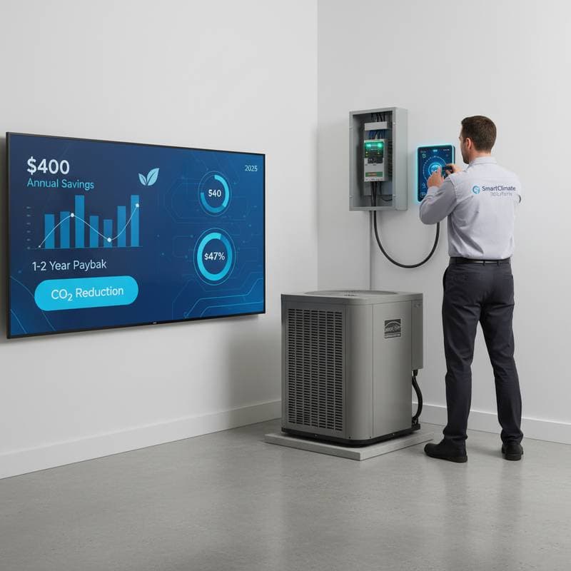 Featured image for Grid-Interactive HVAC Rebates Pay Back in 1-2 Years
