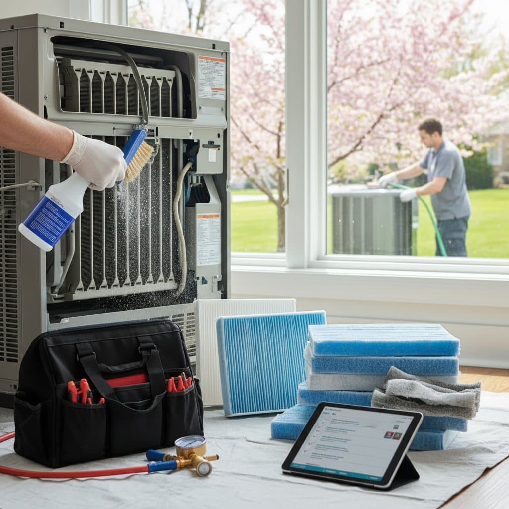 Featured image for Spring AC Prep Prevents Costly Summer Breakdowns