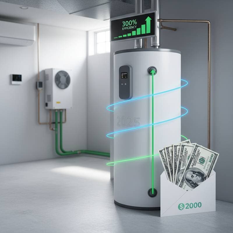 Featured image for Heat Pumps Hit 300% Efficiency With $2K Rebates