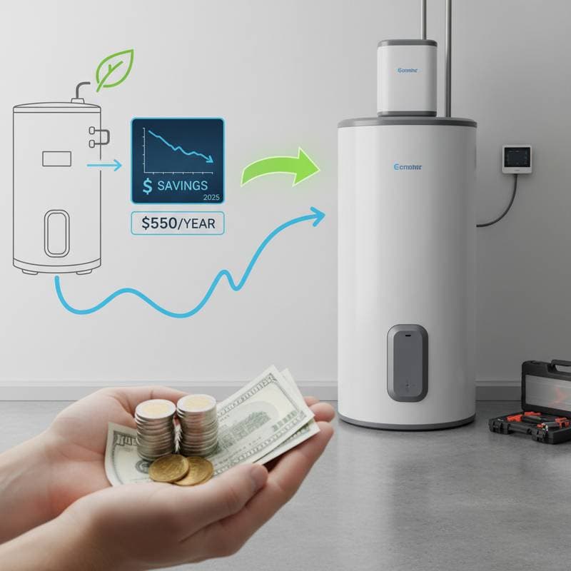 Featured image for Heat Pump Water Heaters Cut Bills by $550 in 2025