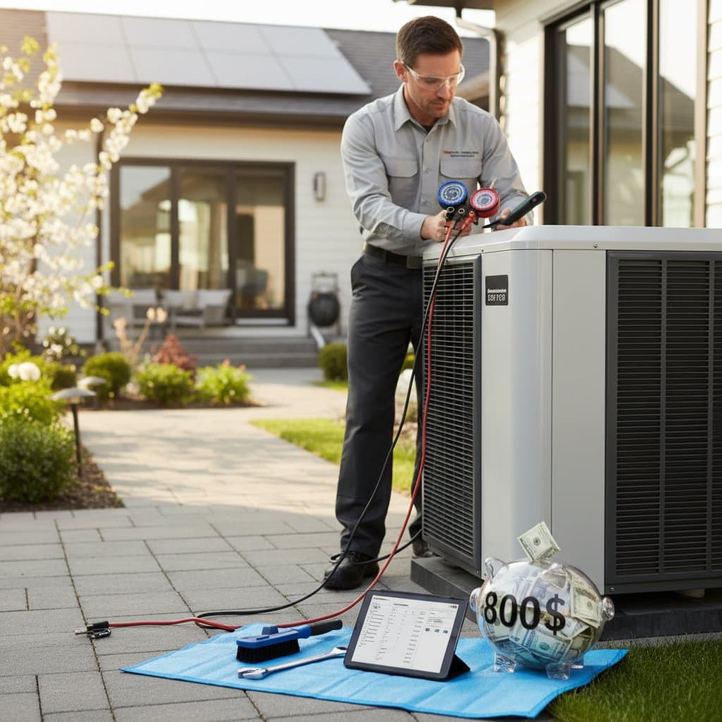 Featured image for Spring HVAC Tune-Up Prevents $800 in Repair Costs