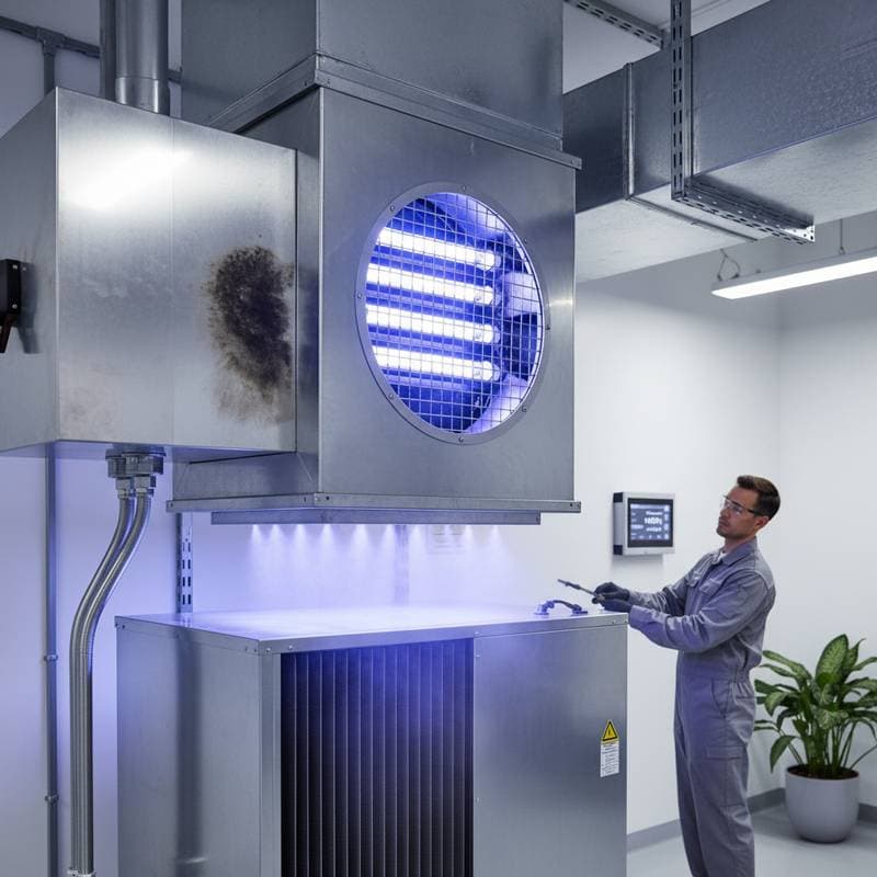 Featured image for UV-C Lights Cut HVAC Mold 99% for $350-$800