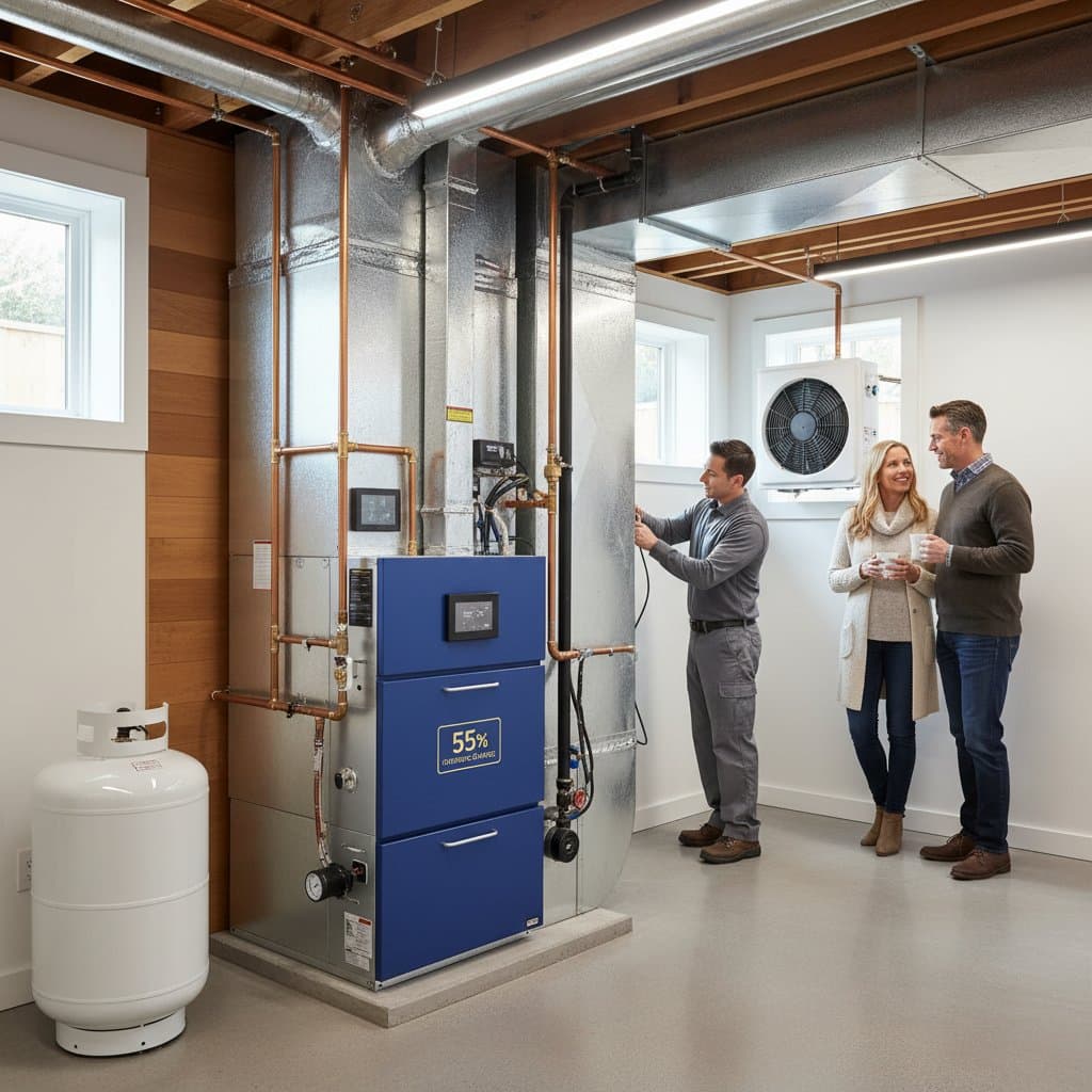 Featured image for Dual-Fuel Systems Cut Winter Heating Bills 55%