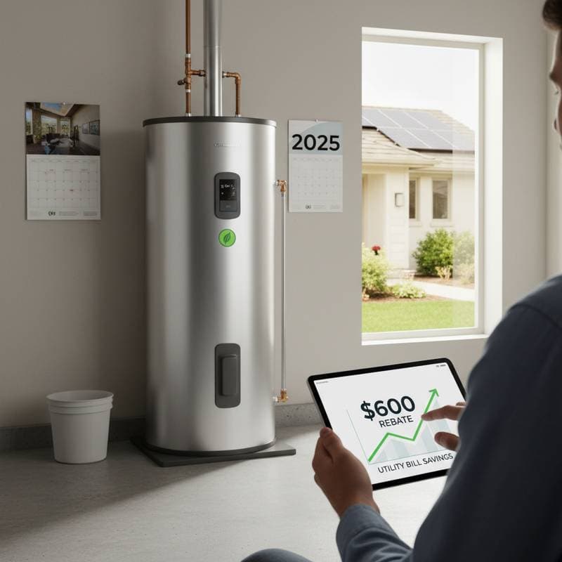 Featured image for How $600 Rebates Cut Heat Pump Water Heater Costs