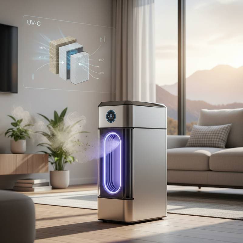 Featured image for UV-C Air Purifiers Cost $400-$1,200 for Wildfire Defense