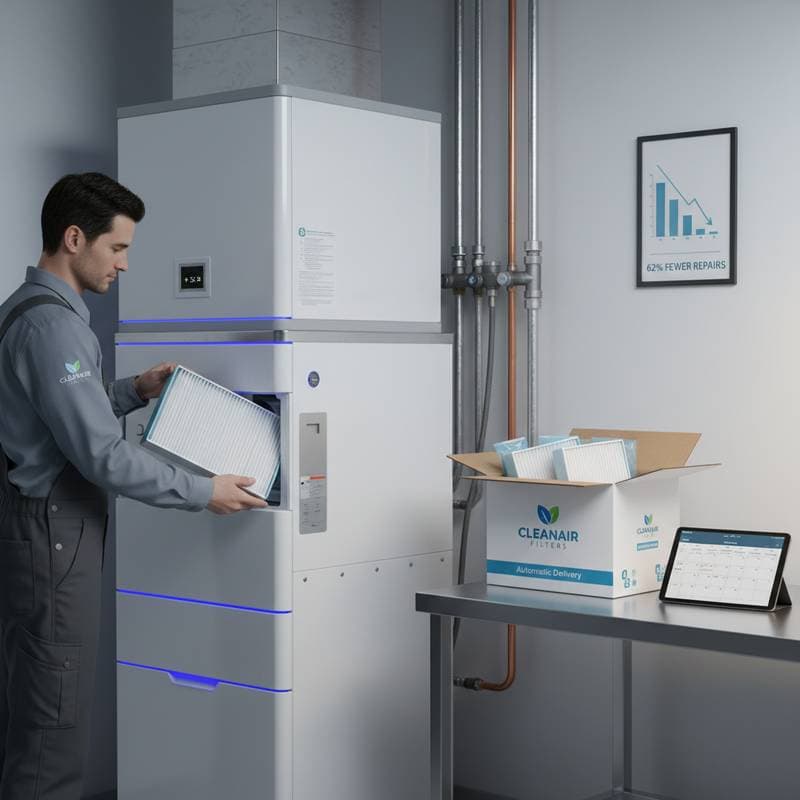 Featured image for Regular Filter Changes Cut HVAC Repairs 62%