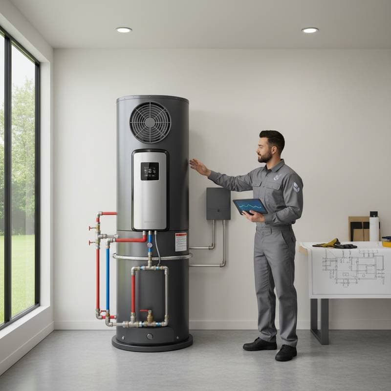 Featured image for Hybrid Heaters Slash Water Heating Bills in Half by 2026