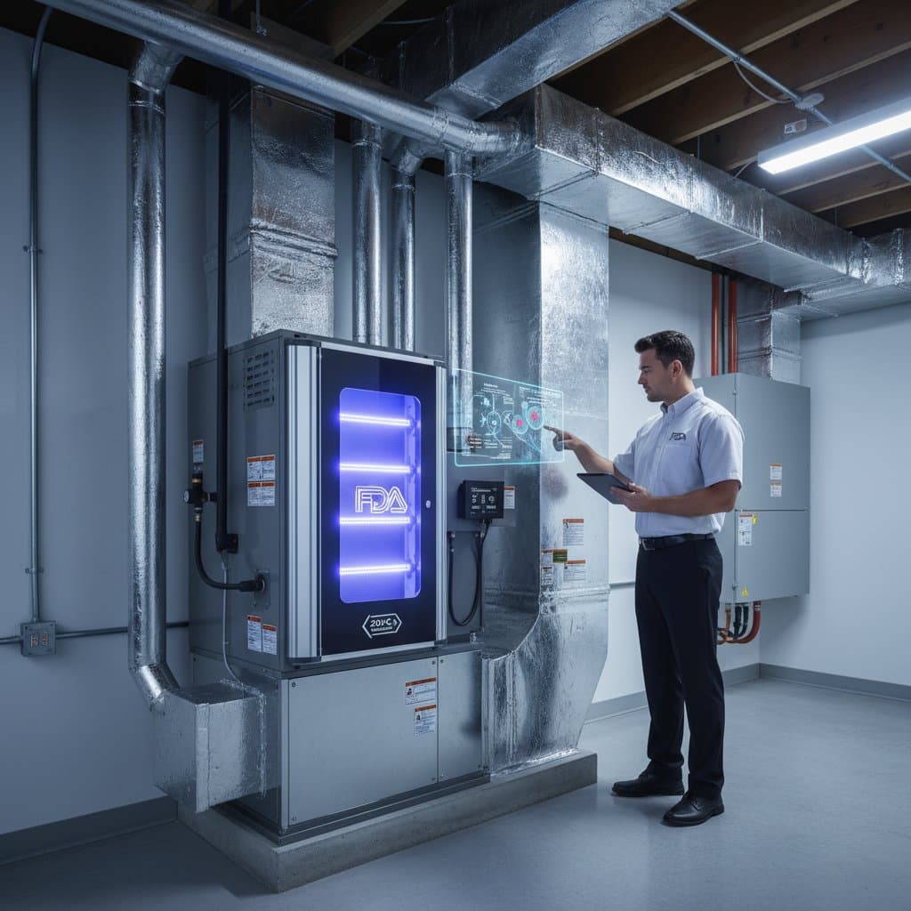 Featured image for FDA's 2026 UV-C HVAC Rules: Safety and Performance Standards