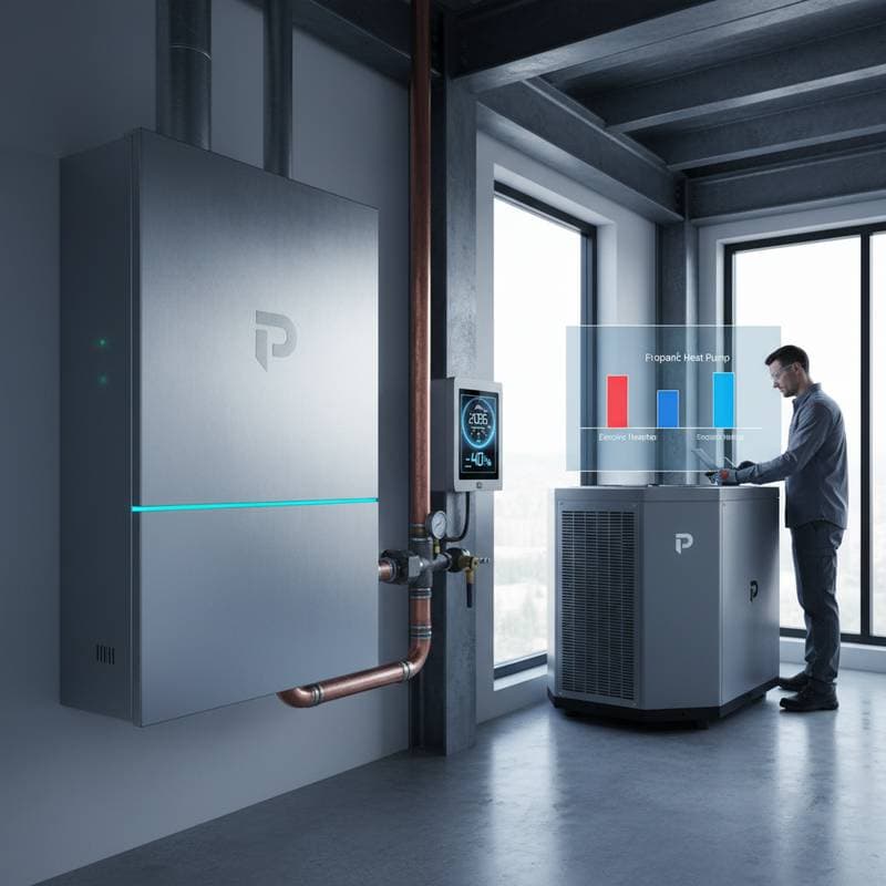 Featured image for Propane Heat Pumps Cut Heating Bills 40% in 2026