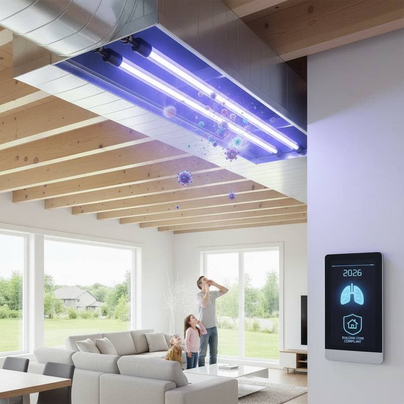 Featured image for Why 2026 Building Codes Mandate UV-C Air Purifiers