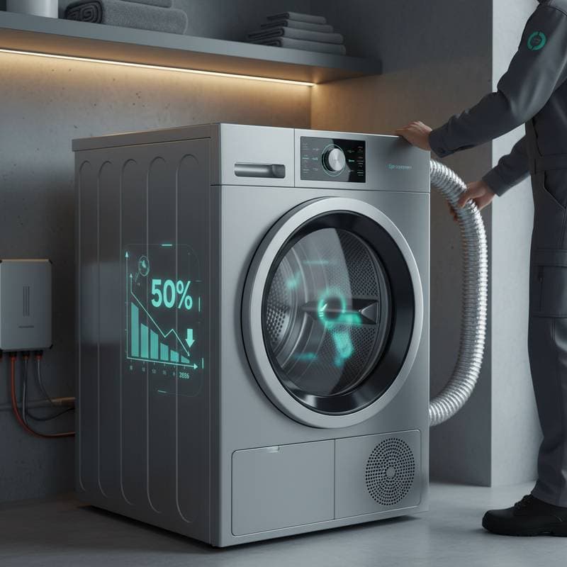 Featured image for Heat Pump Dryers Slash Energy Bills 50% by 2026