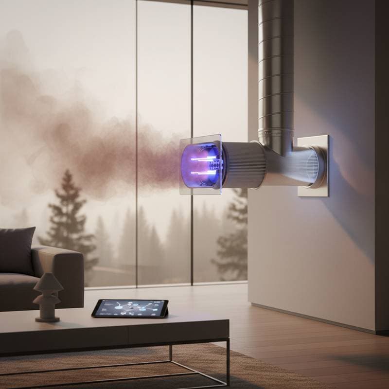 Featured image for UV-C Air Purifiers Block Wildfire Smoke Indoors