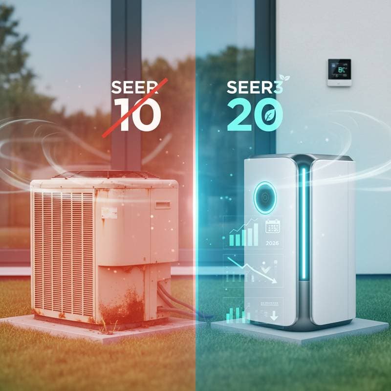 Featured image for Why Old ACs Fail New SEER3 Efficiency Standards