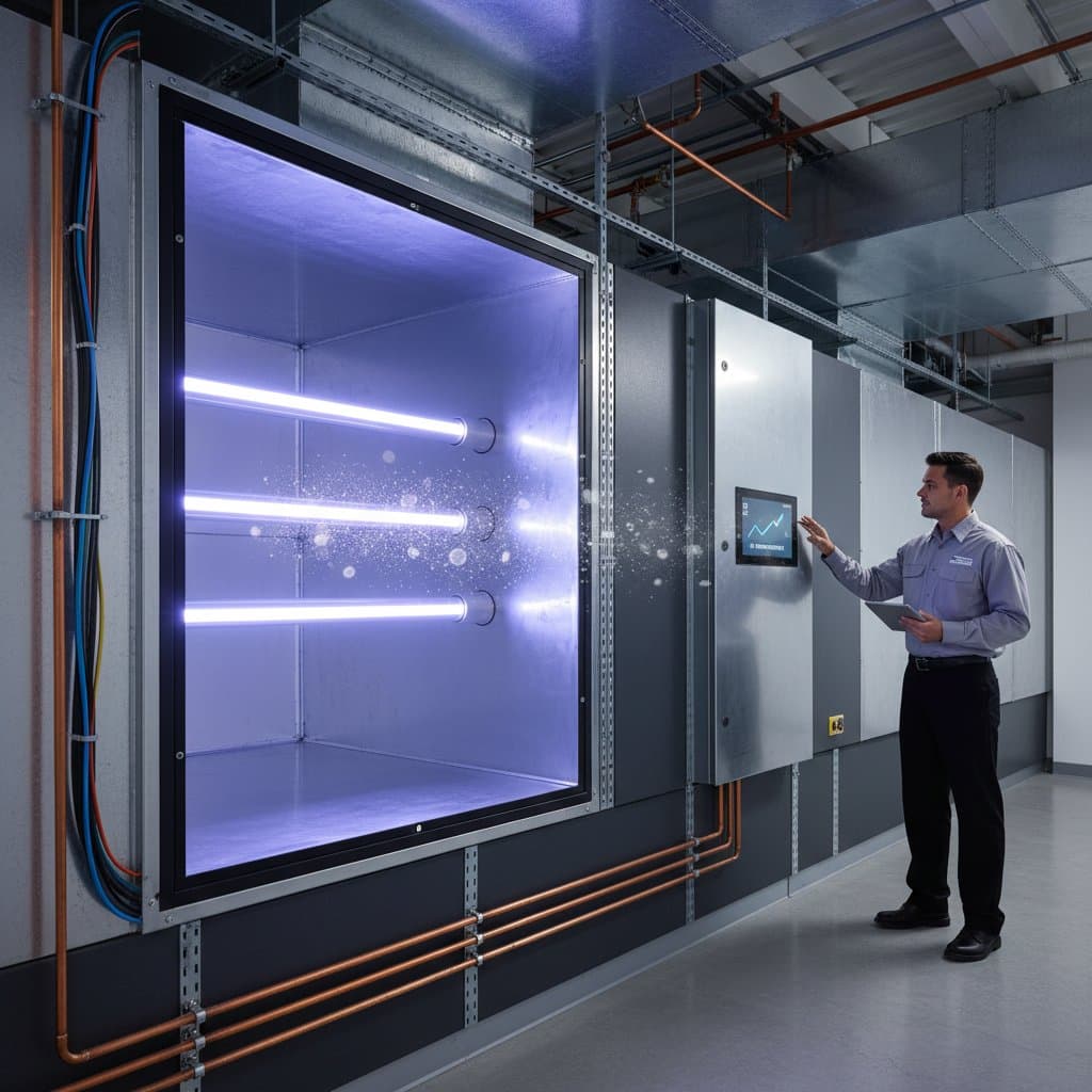 Featured image for UV-C Light Kills 99% of Airborne Microbes in Your HVAC