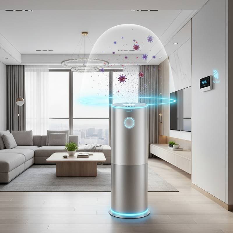 Featured image for UV-C Light Kills 89% of Airborne Viruses in Your Home