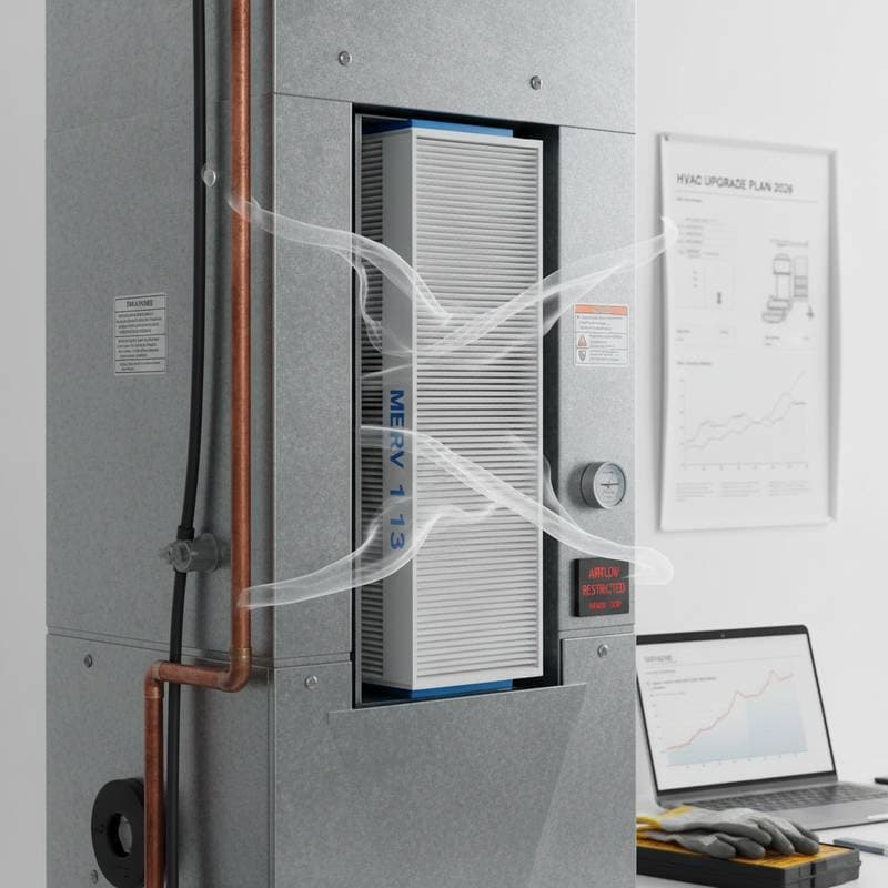 Featured image for Why MERV 13 Filters Are Choking Older HVAC Systems