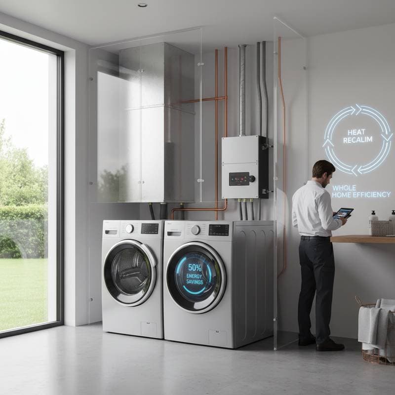 Featured image for Heat Pump Dryers Cut Energy Bills by 50 Percent