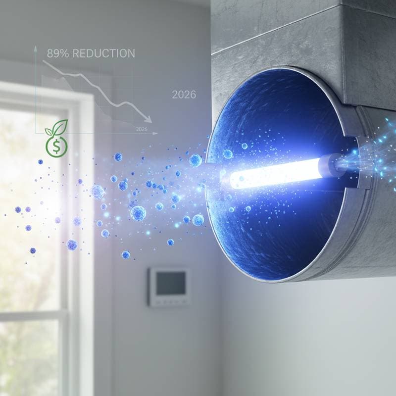 Featured image for UV-C Light Cuts Indoor Allergens 89% by 2026