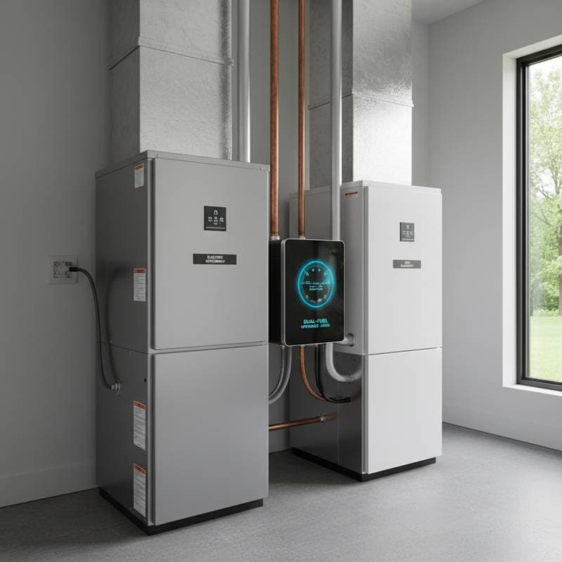 Featured image for Why Dual-Fuel Systems Cut Heating Costs in 2026