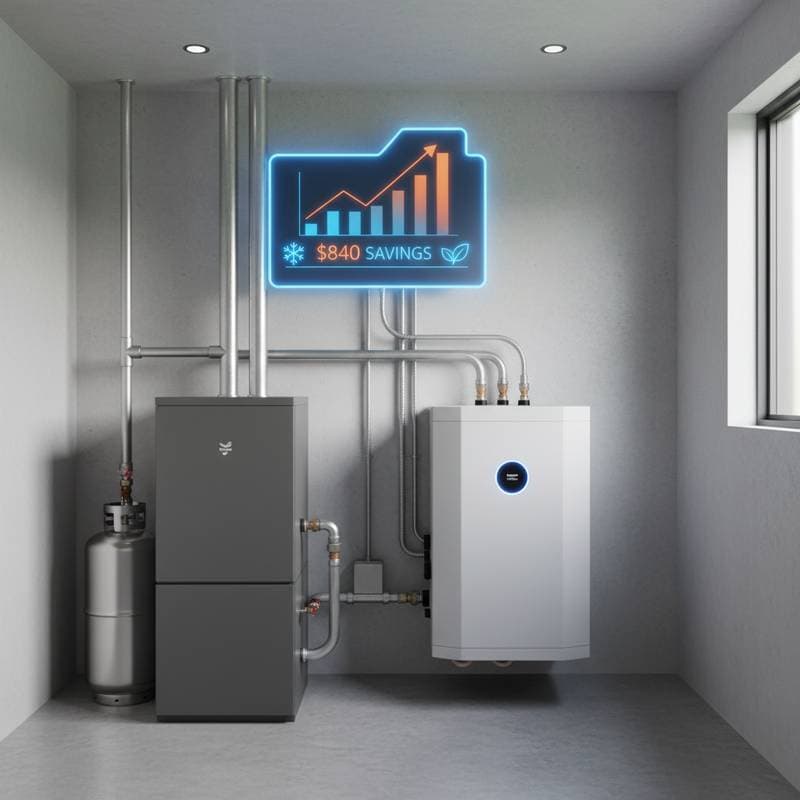 Featured image for Dual-Fuel Systems Save $840 Over Gas in Winter