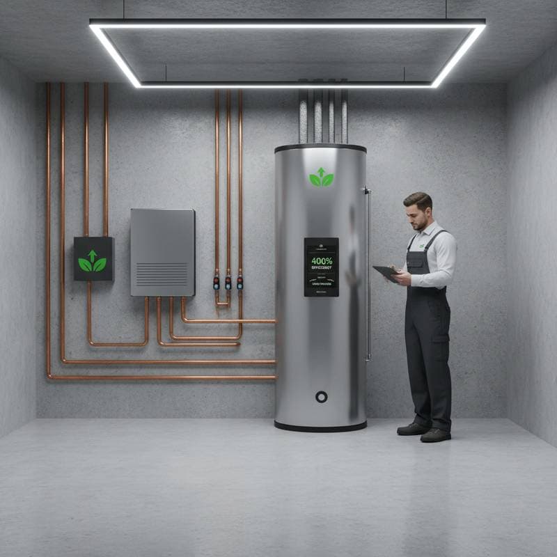 Featured image for Heat Pumps Cut Energy Bills $500 with 4X Efficiency