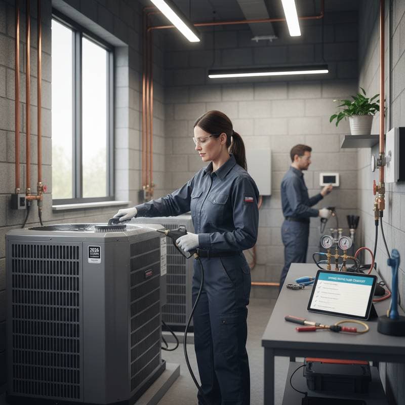 Featured image for Spring HVAC Tune-Up: 8 Steps to Peak Efficiency