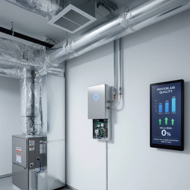 Featured image for HVAC Sensors Cut Mold Insurance Claims 58% by 2026