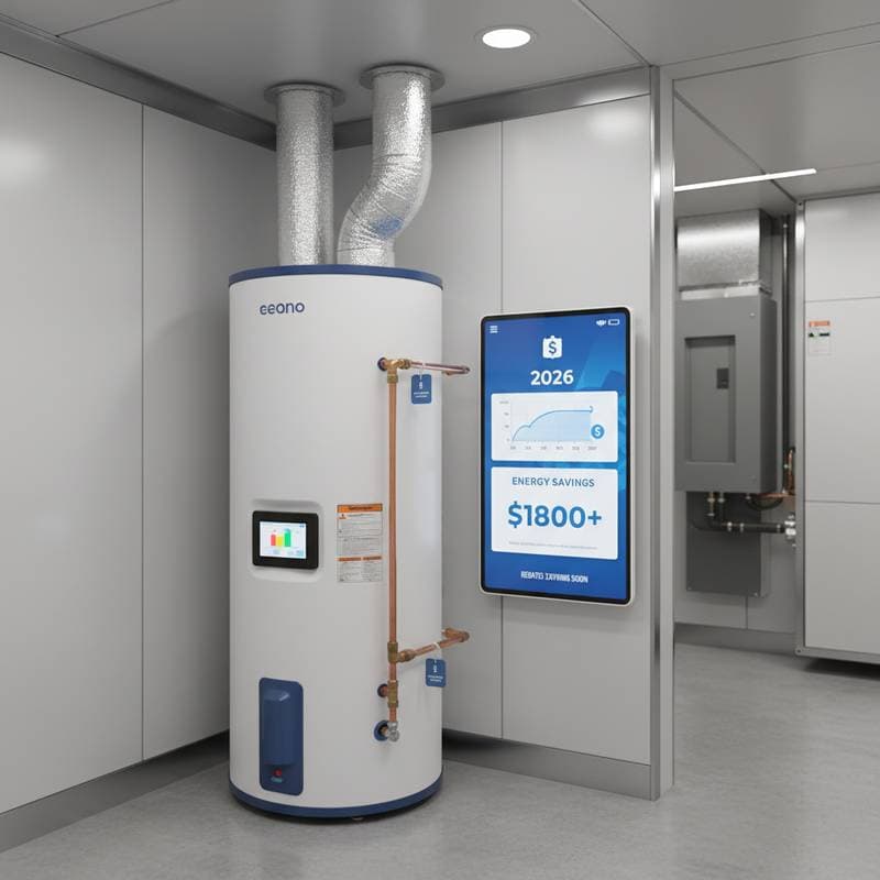 Featured image for Heat Pump Water Heaters Cut Energy Bills by Two-Thirds