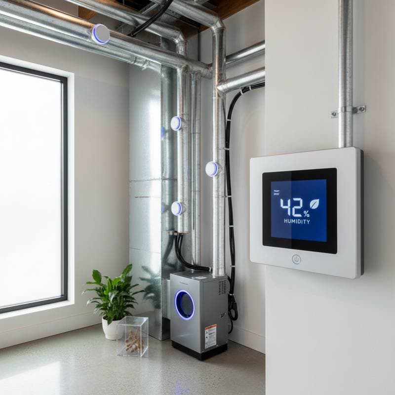Featured image for Smart HVAC Systems Stop Mold at 30-50% Humidity