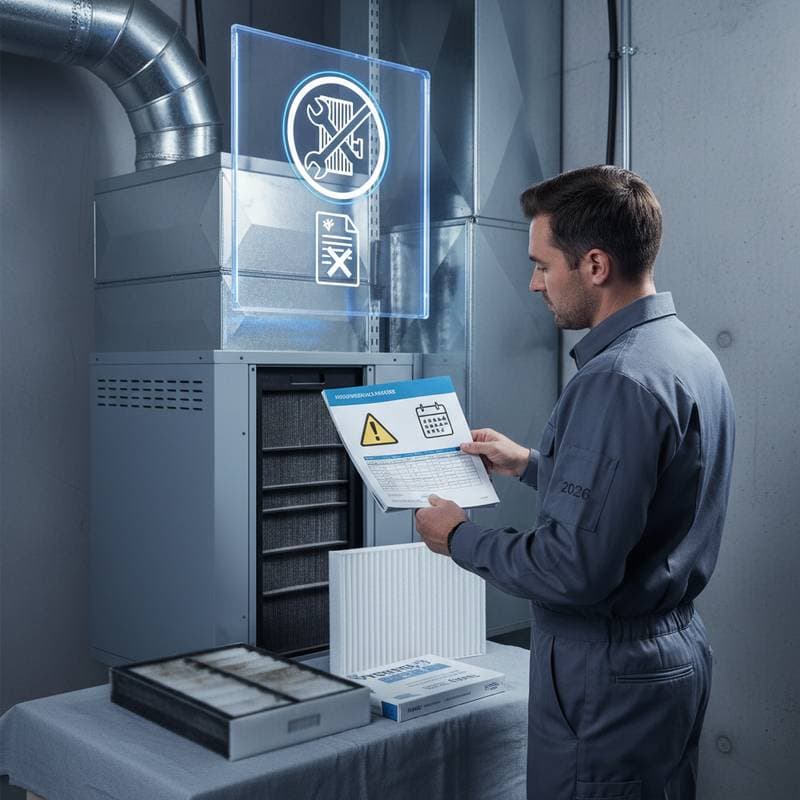 Featured image for Why Wrong Filter Changes Can Void Your HVAC Warranty