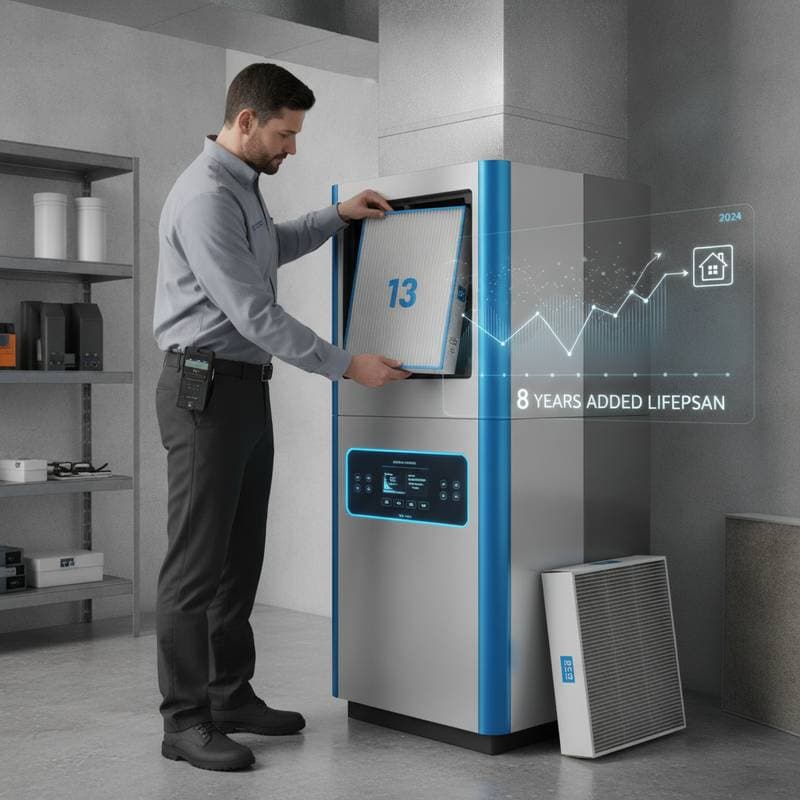 Featured image for MERV 13 Filters Add 8 Years to HVAC System Lifespan