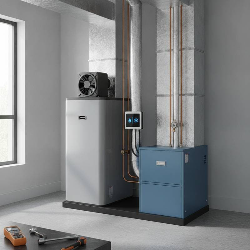 Featured image for Dual-Fuel HVAC Systems Cut Heating Costs 38%