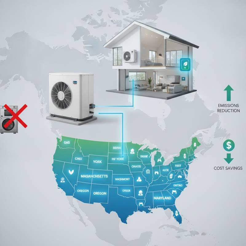 Featured image for 8 States Requiring Electric Heat Pumps by 2026