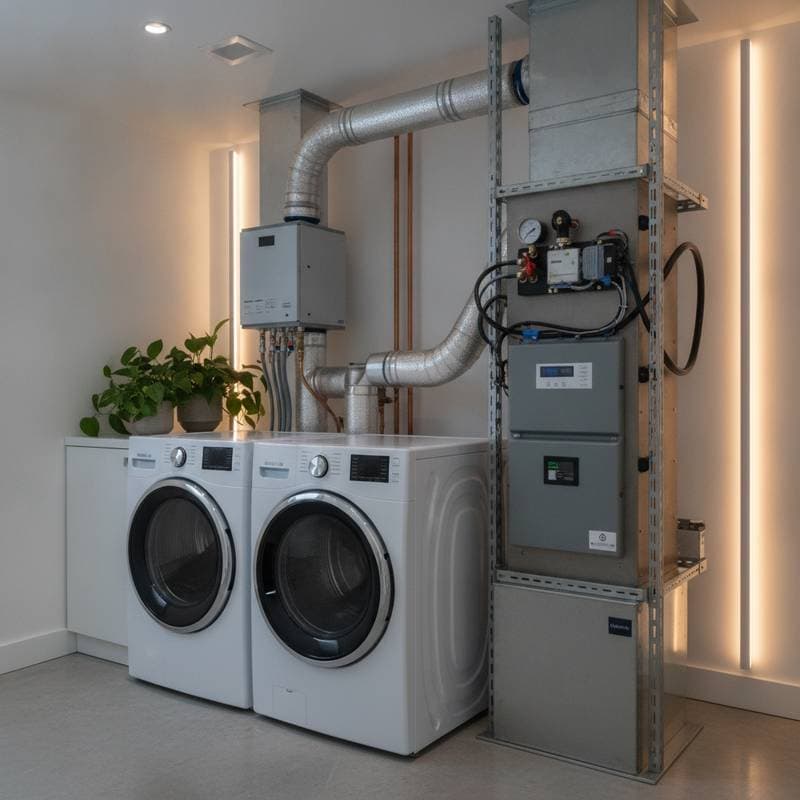 Featured image for Heat Pump Dryers Cut Energy Use 50% via HVAC Integration
