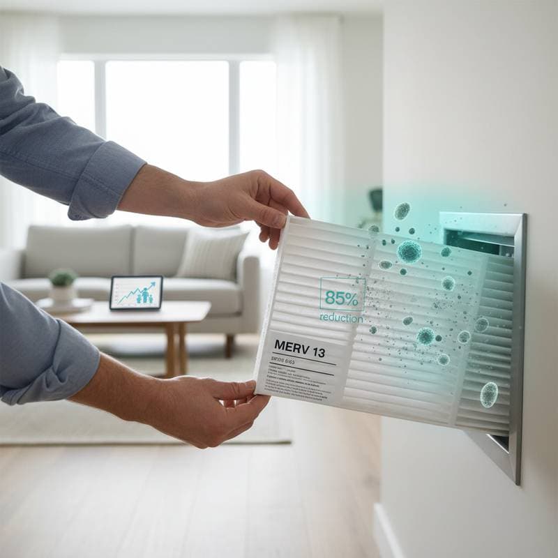 Featured image for MERV 13 Filters Trap 85% of Airborne Allergens